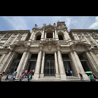 Roma (Rom), Basilica Santa Maria Maggiore, Fassade perspektivisch