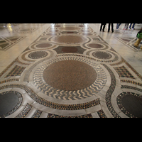 Roma (Rom), Basilica Santa Maria Maggiore, Marmorfußboden mit Einlegearbeiten