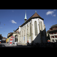 Bern, Französische Kirche (Eglise Francaise), Außenansicht vom Chor aus