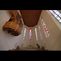 Aarau, Stadtkirche, Chororgel im Chorraum