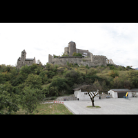 Sion (Sitten), Notre-Dame-de-Valre (Burgkirche), Berg der Burg und Burgkirche von Valre