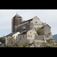 Sion (Sitten), Cathdrale Notre-Dame du Glarier, Burgkirche Notre-Dame von Valre