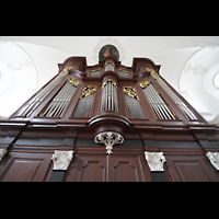 Sion (Sitten), Jesuitenkirche (Konzertsaal), Orgel perspektivisch
