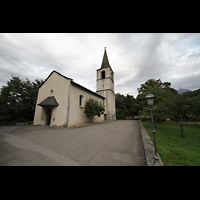 Chox, Saint-Silvestre, Auenansicht mit Portal