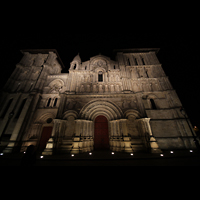 Bordeaux, Sainte-Croix, Fassade perspektivisch