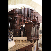 Bordeaux, Notre-Dame, Orgelempore seitlich