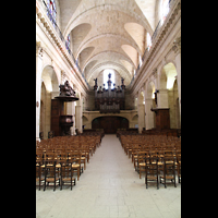 Bordeaux, Notre-Dame, Innenraum in Richtung Orgel