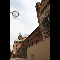 Speyer, Kaiser- und Mariendom, Seitenansicht auen