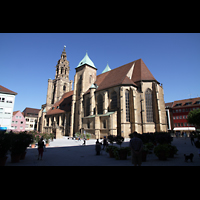 Heilbronn, Kilianskirche, Außenansicht vom Kiliansplatz aus gesehen