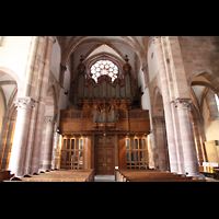 Strasbourg (Straßburg), Saint-Thomas, Hauptschiff mit Silbermann-Orgel