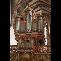 Strasbourg (Straßburg), Saint-Pierre-le-Jeune Protestant, Silbermann-Orgel (Westseite)