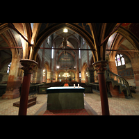 Strasbourg (Straburg), Saint-Pierre-le-Jeune Protestant, Blick vom Chor durch den Lettner ins Hauptschiff