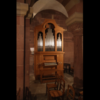 Strasbourg (Straßburg), Cathédrale Notre-Dame, Krypta-Orgel