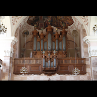 Ebersmunster (Ebersmünster), Église Abbatiale (Abteikirche), Orgelempore
