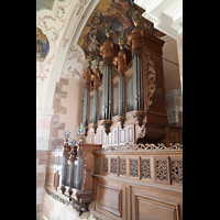 Ebersmunster (Ebersmünster), Église Abbatiale (Abteikirche), Orgel seitlich
