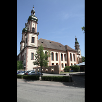 Ebersmunster (Ebersmünster), Église Abbatiale (Abteikirche), Seitenansicht