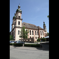 Ebersmunster (Ebersmnster), glise Abbatiale (Abteikirche), Seitenansicht