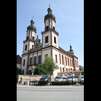 Ebersmunster (Ebersmnster), glise Abbatiale (Abteikirche), Auenansicht