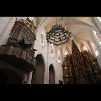 Muro (Mallorca), Sant Joan Baptiste, Orgel und Chor mit Hochaltar