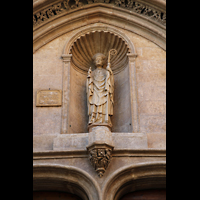 Palma de Mallorca, Sant Nicolau, Statue von San Nicolas