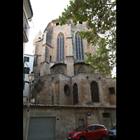 Palma de Mallorca, Convento Sant Francesc, Chor von außen