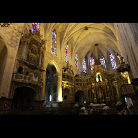 Palma de Mallorca, Convento Sant Francesc, Orgel und Chorraum