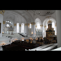 Hamburg, St. Michaelis ('Michel'), Konzertorgel und Chorraum