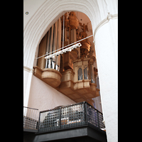 Hamburg, Hauptkirche St. Katharinen, Hauptorgel vom Seitenschiff aus gesehen