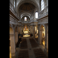 Paris, Saint-Louis en l'Ile, Blick von der Empore in die Kirche