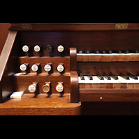 Denver, St. John's Episcopal Cathedral, Linke Registerstaffel der kleinen Orgel