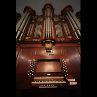 New York City, St. Paul's Chapel (Trinity Parish), Spieltisch mit Orgel