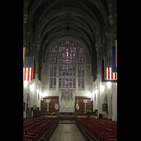 West Point, Military Academy Cadet Chapel, Chorraum mit den beiden Haupt-Orgelgehäusen