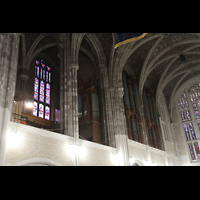 West Point, Military Academy Cadet Chapel, Positiv (im Hintergrund: Left Chancel) Organ auf der Ostseite