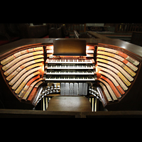 West Point, Military Academy Cadet Chapel, Spieltisch beleuchtet