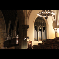 New York City, First Presbyterian Church, Orgel von der hinteren Seitenempore aus gesehen