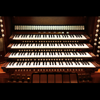 Philadelphia, Irvine Auditorium ('Curtis Organ'), Manuale und Koppeln