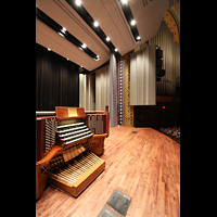 Philadelphia, Irvine Auditorium ('Curtis Organ'), Spieltisch und Orgelprospekt