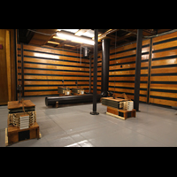 Philadelphia, Irvine Auditorium ('Curtis Organ'), Great/Swell division Luftkammern mit pneumatischer Schwellmechanik