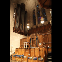 Chicago, Forth Presbyterian Church, Orgelprospekt und Altarraum