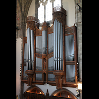 Chicago, University, Rockefeller Memorial Chapel, Blick von der gegenüberliegenden Empore zur Orgel