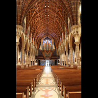 Chicago, Cathedral of the Holy Name, Hauptschiff in Richtung Orgel