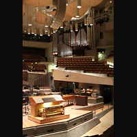 Berlin, Philharmonie, Generalspieltisch und Orgel