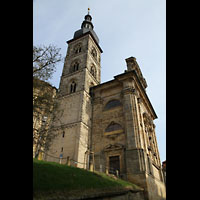 Bamberg, St. Stephan, Außenansicht mit Turm