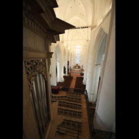 Hamburg, Hauptkirche St. Katharinen, Blick von der Orgelempore in die Kirche