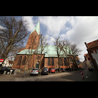 Lübeck, St. Ägidien, Seitenansicht