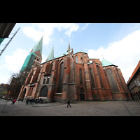 Lübeck, St. Marien, Außenansicht mit Chor