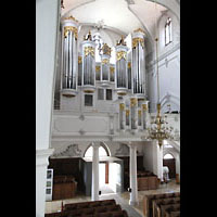 Kempten, St. Mang, Orgelempore seitlich
