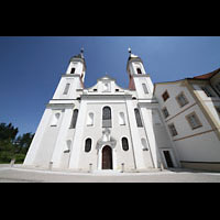 Irsee, St. Peter und Paul (ehem. Abteikirche), Doppelturmfassade