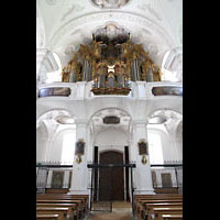 Irsee, St. Peter und Paul (ehem. Abteikirche), Orgelempore