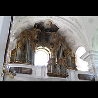 Irsee, St. Peter und Paul (ehem. Abteikirche), Orgel seitlich